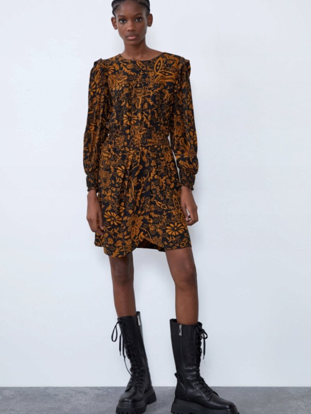 Zara Floral Mini Dress